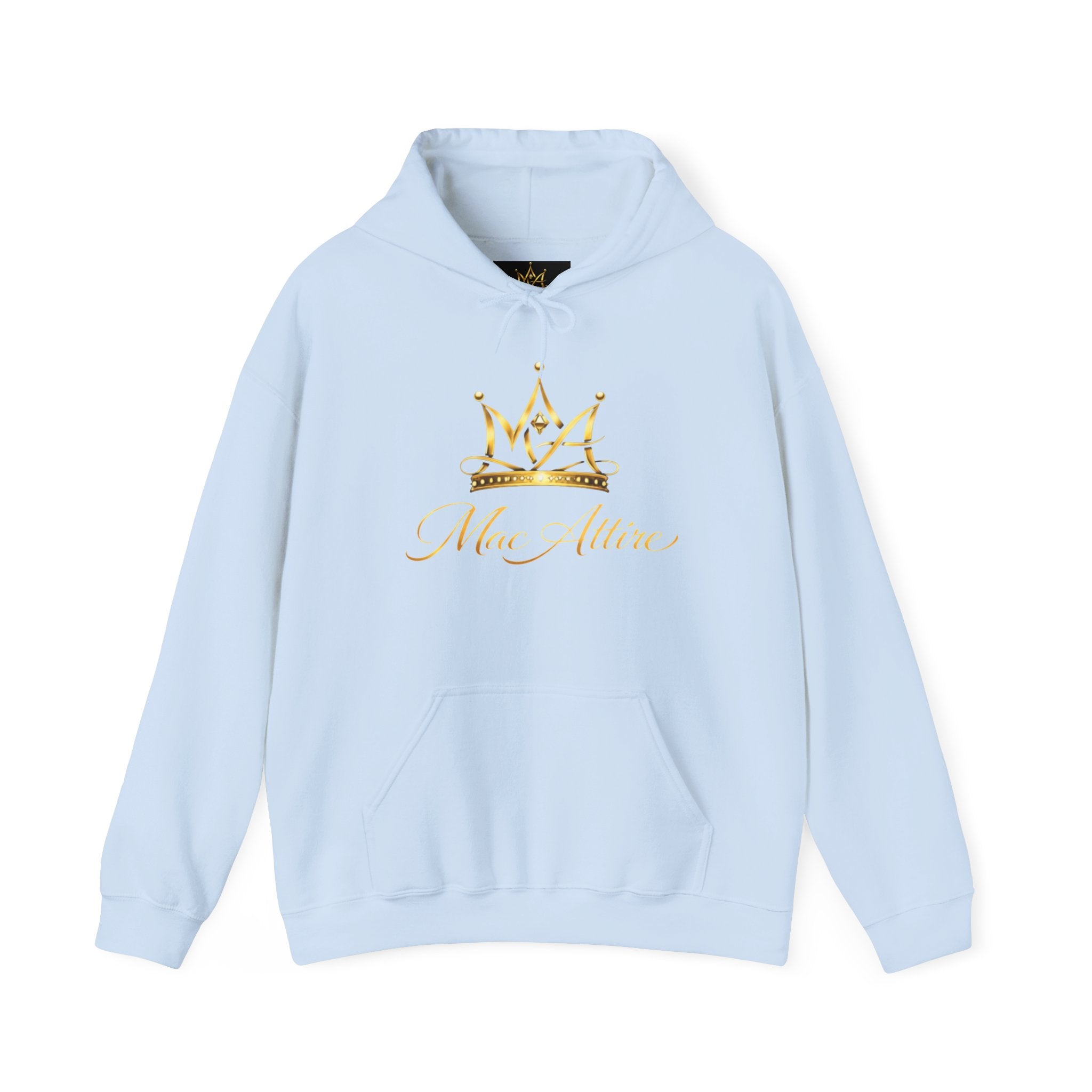 Mac Attire Designer Hoodie | Crown Graphic Hooded Sweatshirt