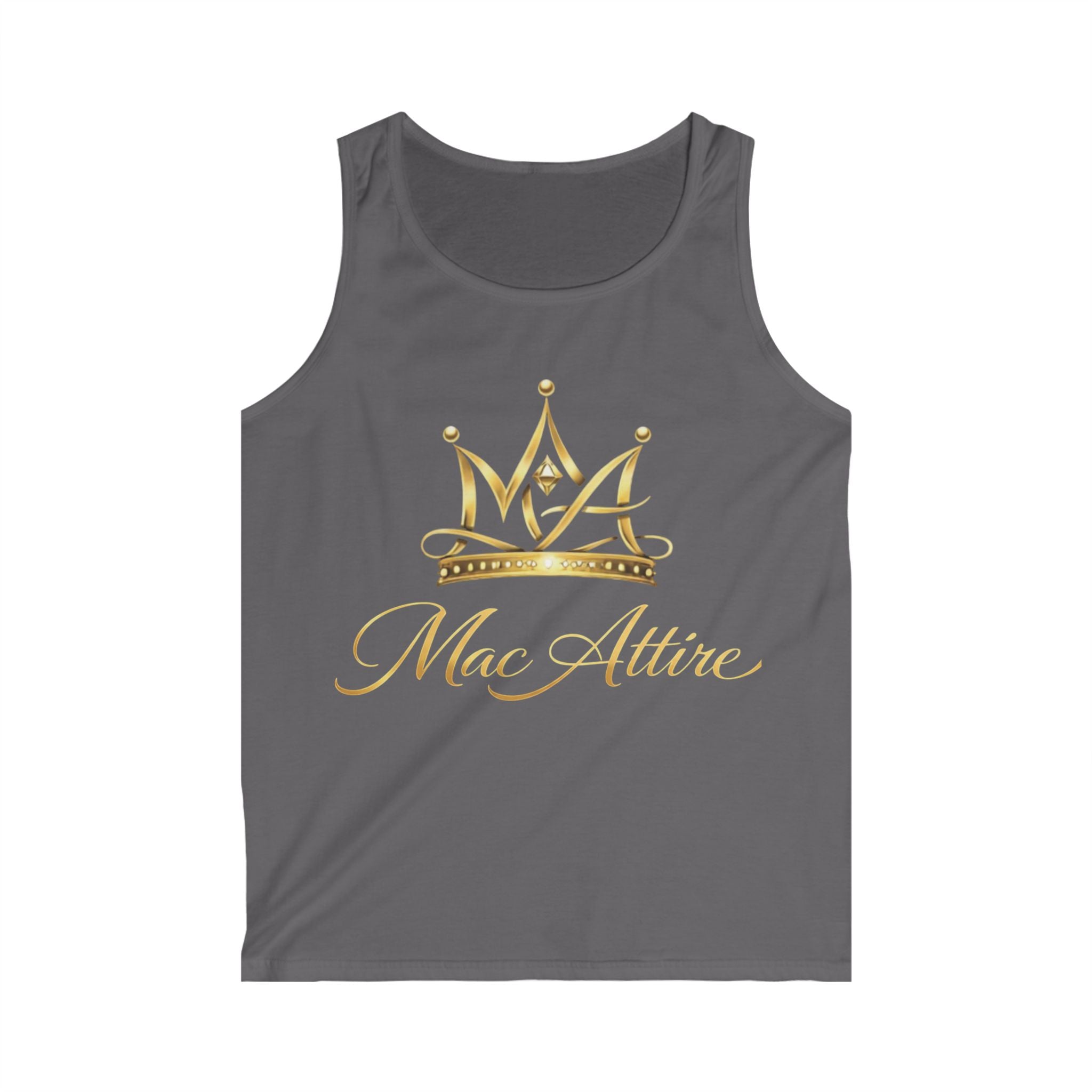 Mac Attire Designer Tank Top | Crown Logo Tank