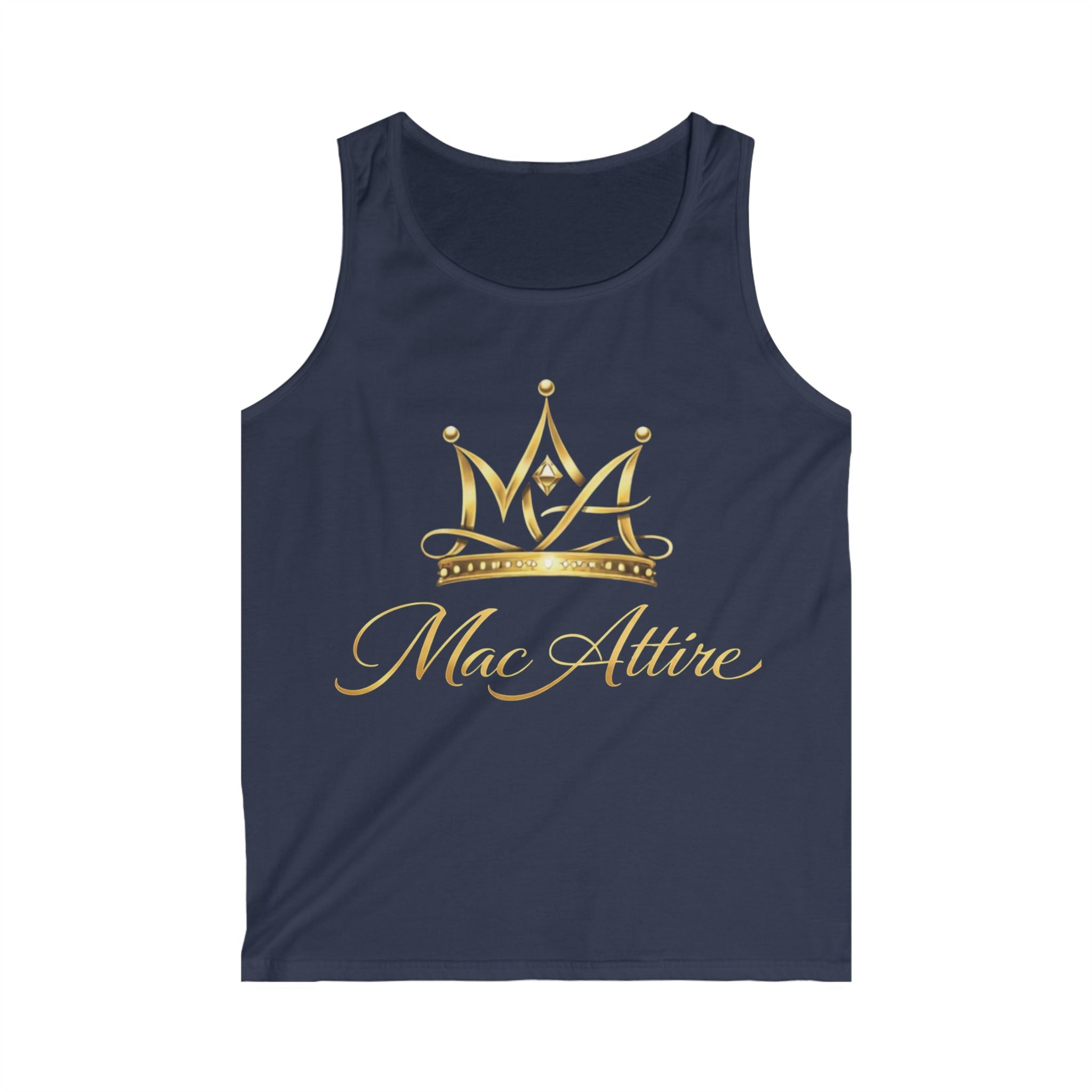 Mac Attire Designer Tank Top | Crown Logo Tank