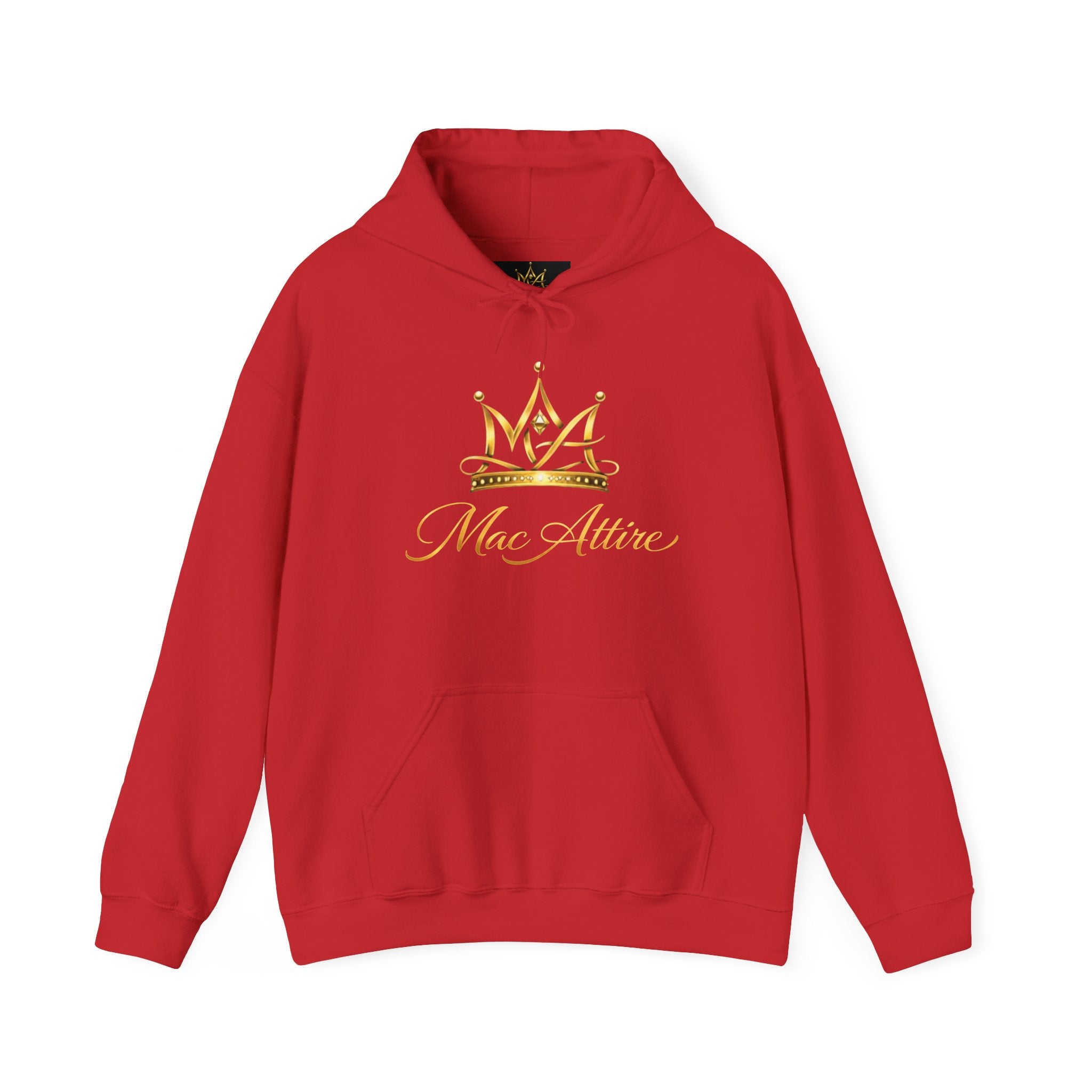Mac Attire Designer Hoodie | Crown Graphic Hooded Sweatshirt