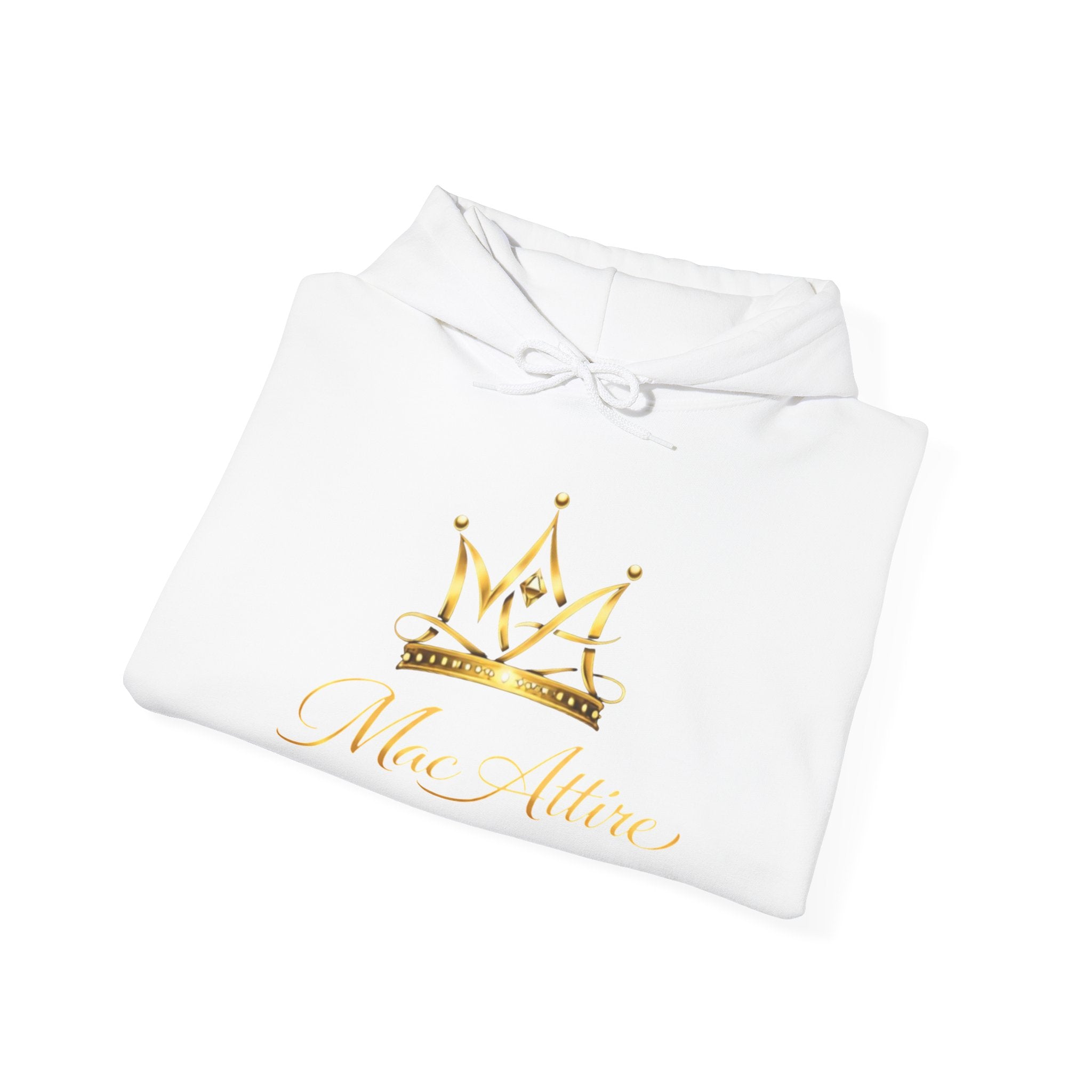 Mac Attire Designer Hoodie | Crown Graphic Hooded Sweatshirt