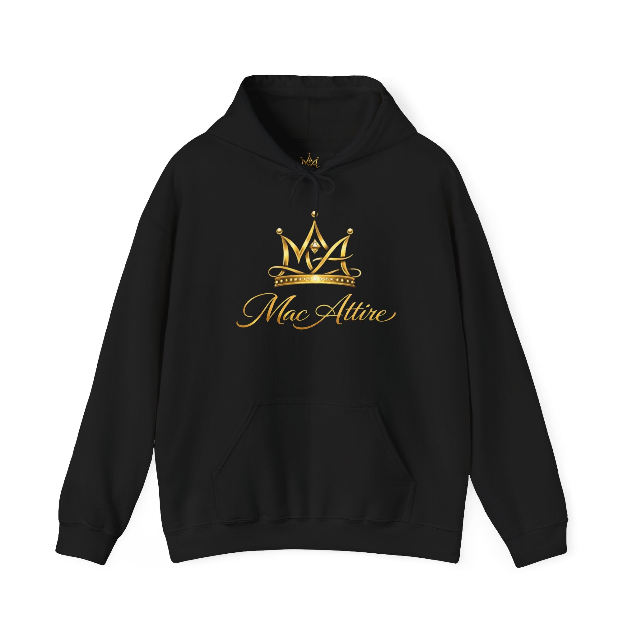 Mac Attire Designer Hoodie | Crown Graphic Hooded Sweatshirt
