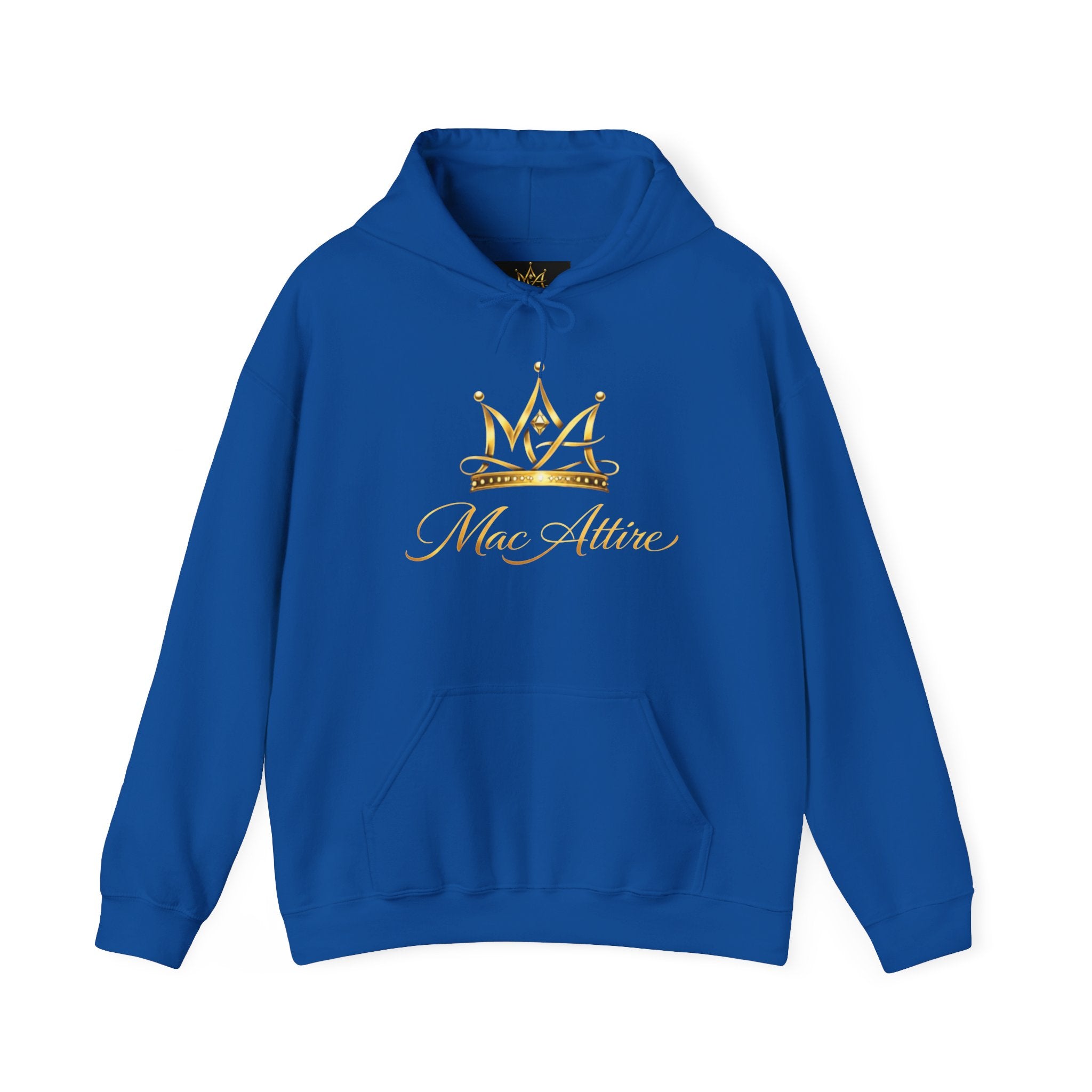 Mac Attire Designer Hoodie | Crown Graphic Hooded Sweatshirt